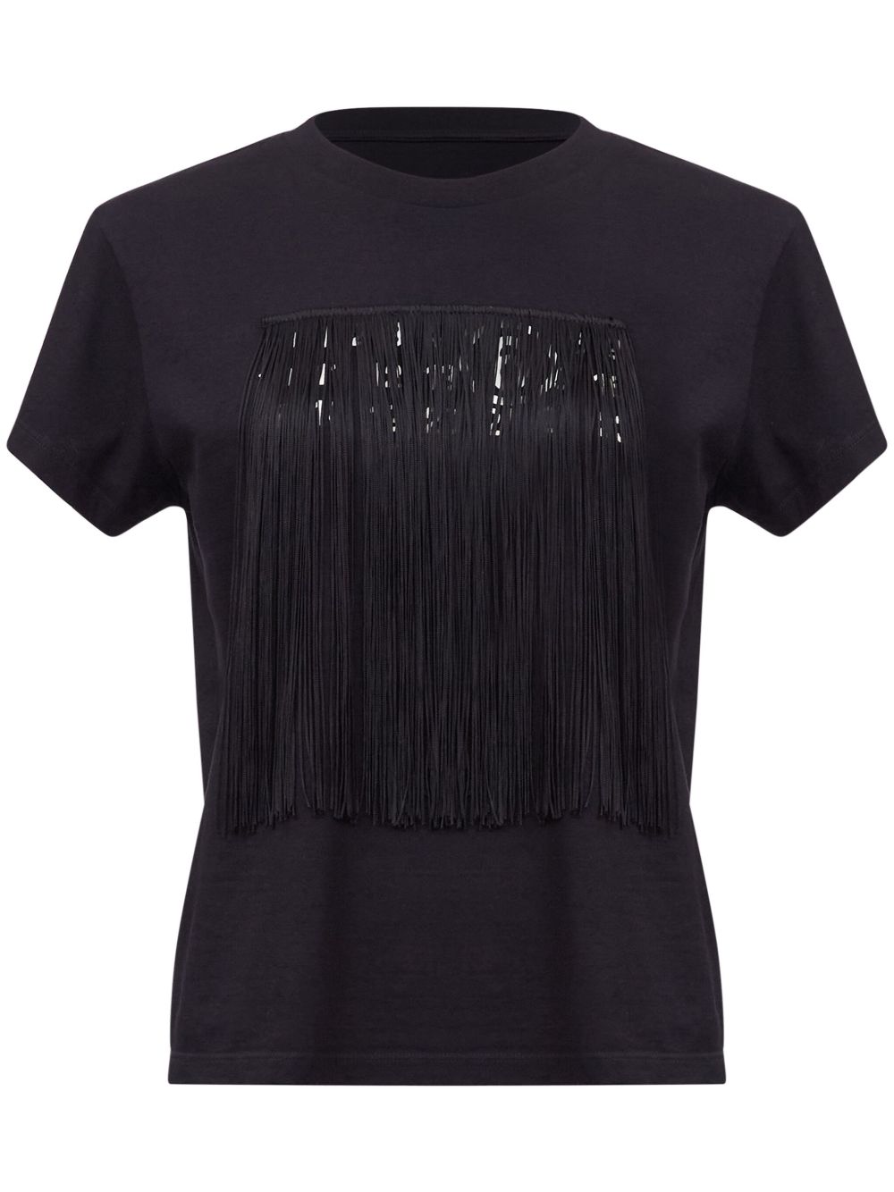 【税込?送料無料】 t-shirt fringe woman 2 — d - MARGIELA MAISON MM6 - black トップス